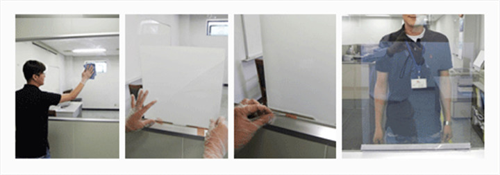 how to install self adhesive smart film onto existing glass wall glass windows glass doors